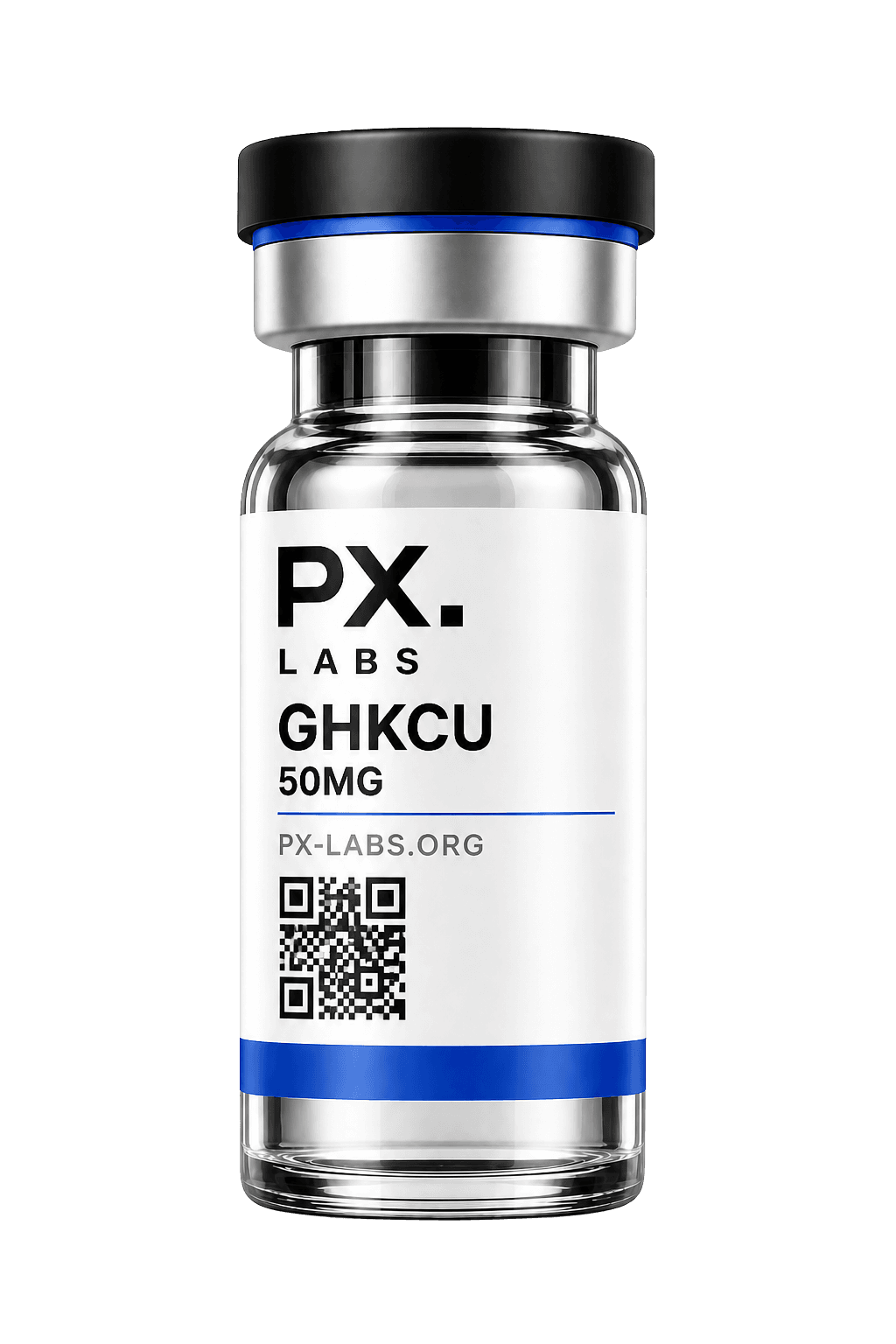 PX-Labs GHK-Cu research peptide vial