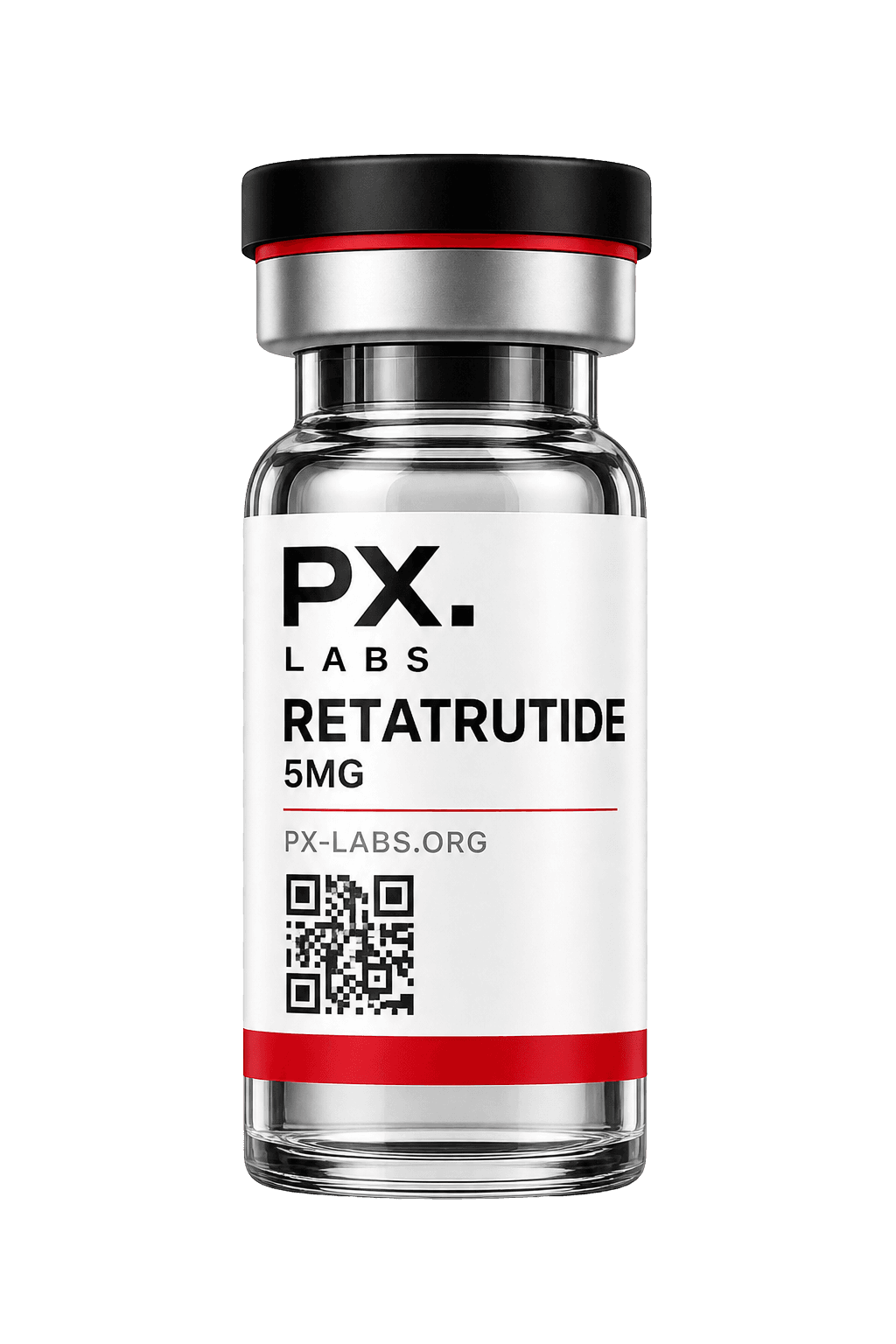 PX-Labs Retatrutide research peptide vial
