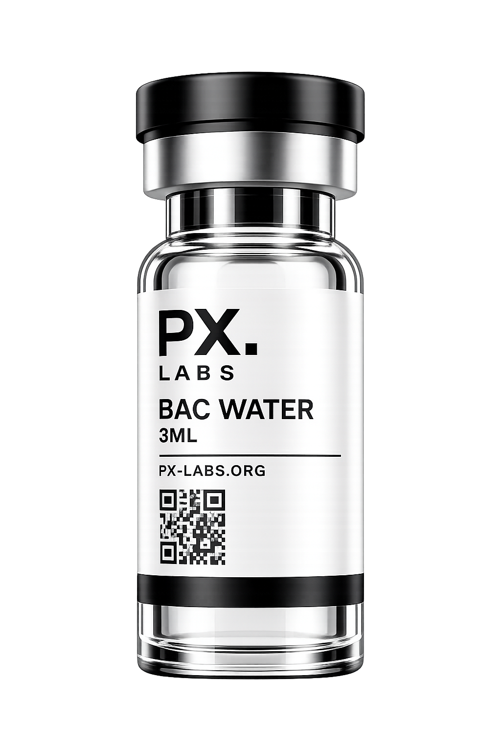 BAC Water 10ml research peptide vial — PX-Labs