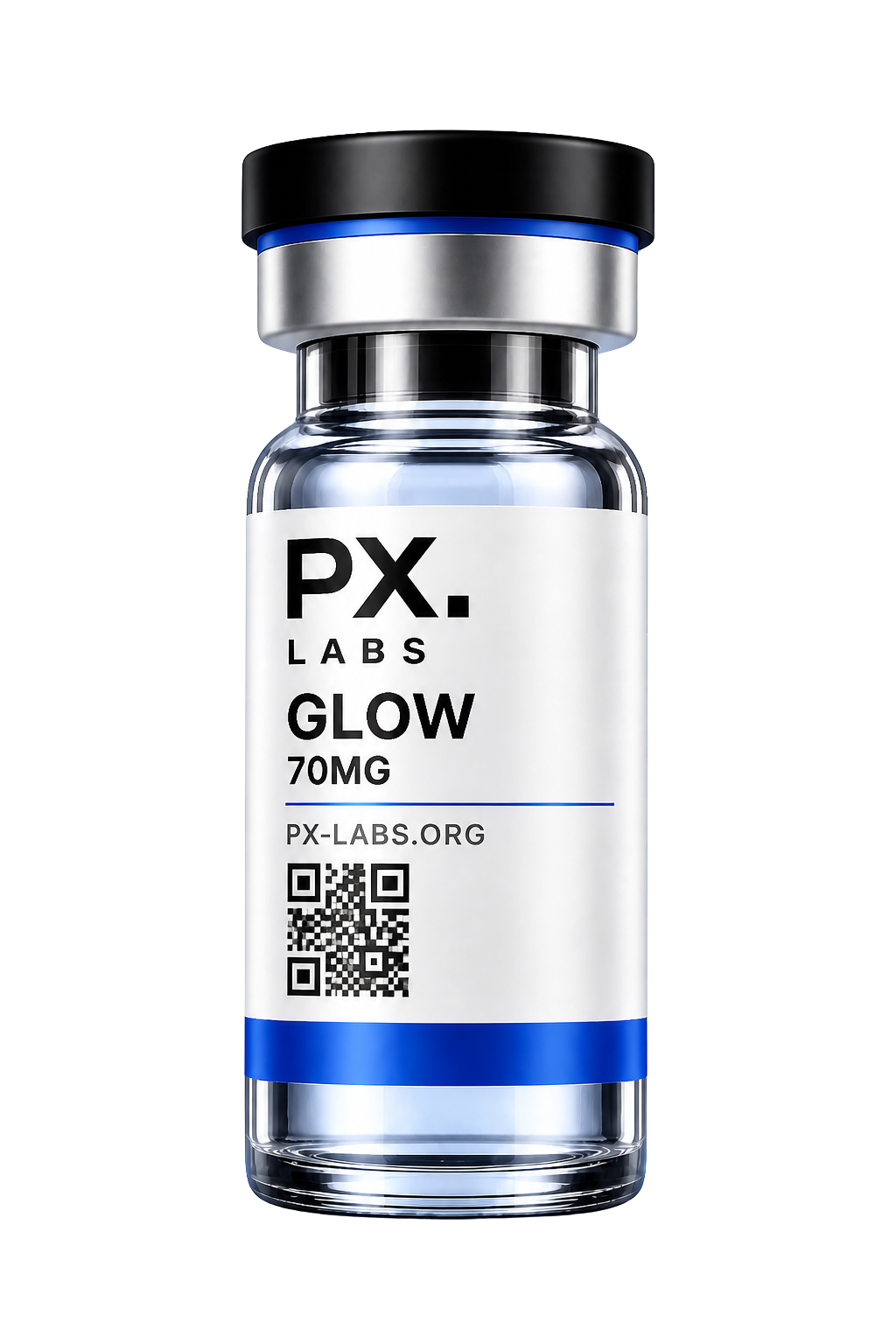 GLOW 50mg research peptide vial — PX-Labs