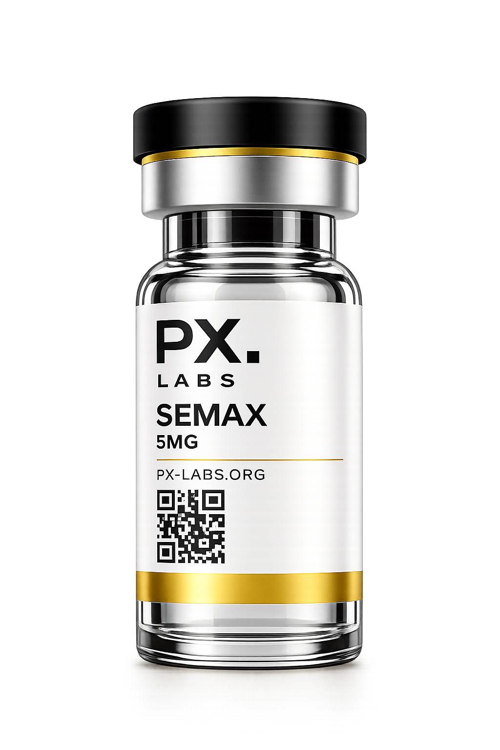 Semax 5mg research peptide vial — PX-Labs
